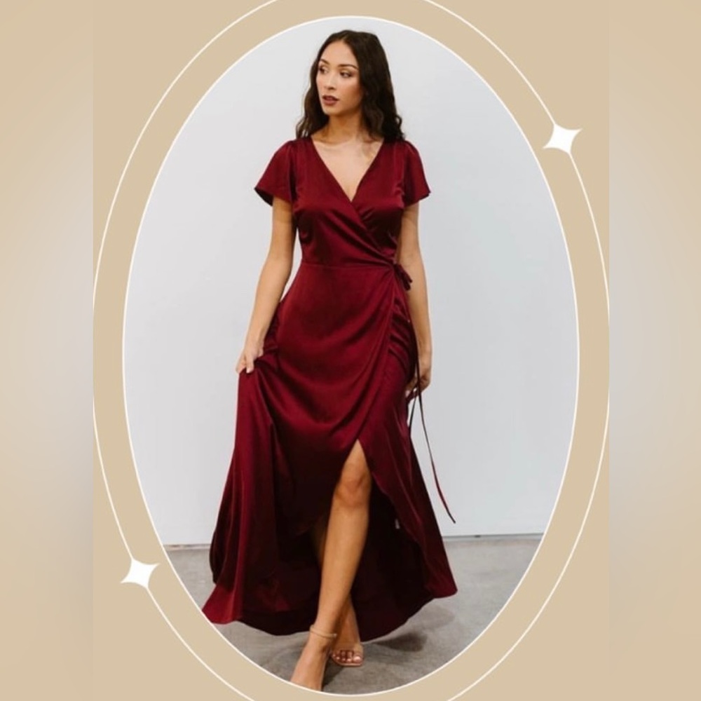 Baltic born satin dress
